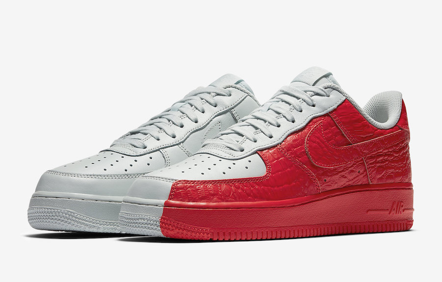 Nike Air Force 1 Low 'Split' in White and Red – TIP SOLVER